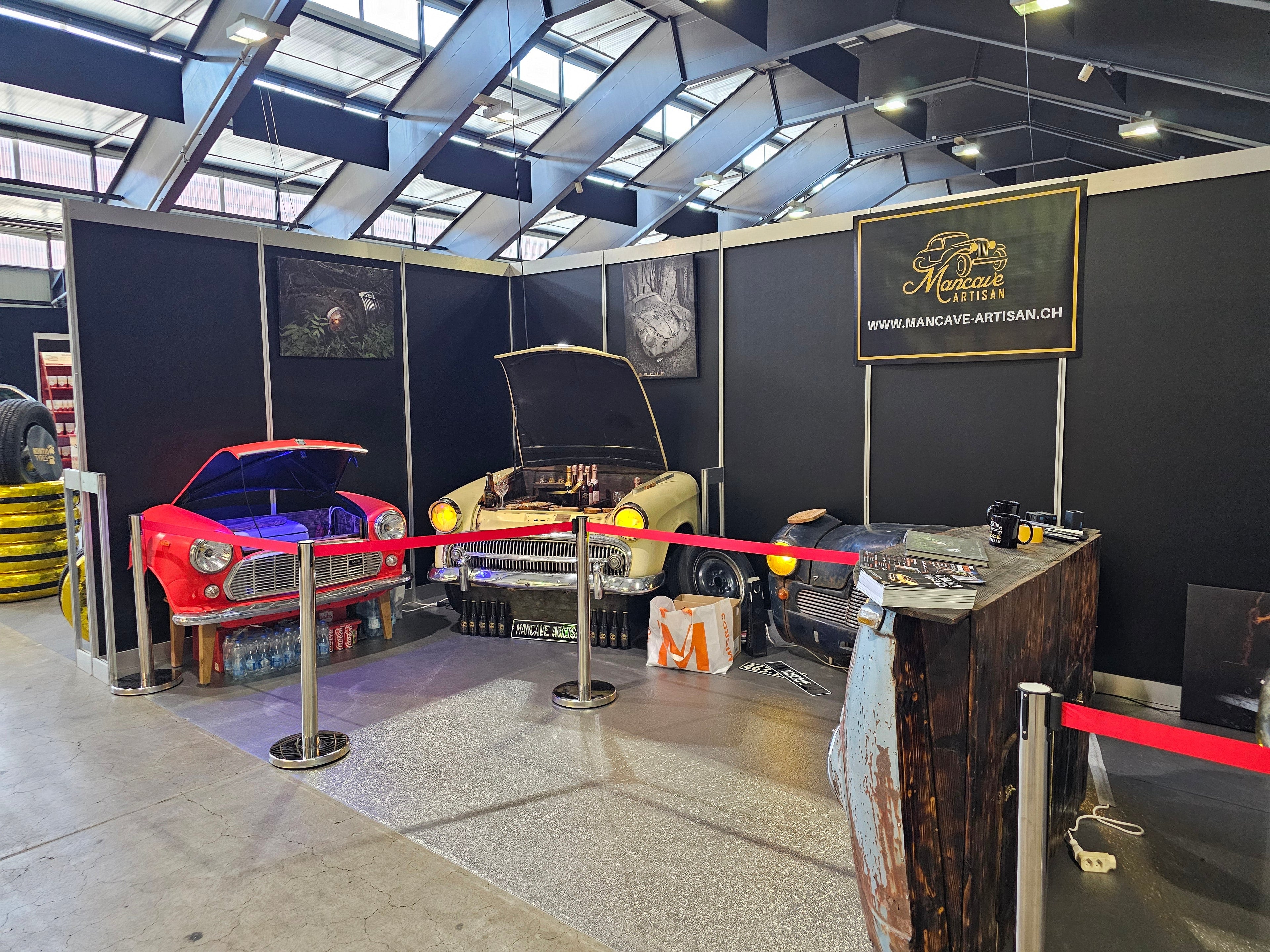 Mancave Artisan exhibition stand at Swiss Classic World Lucerne