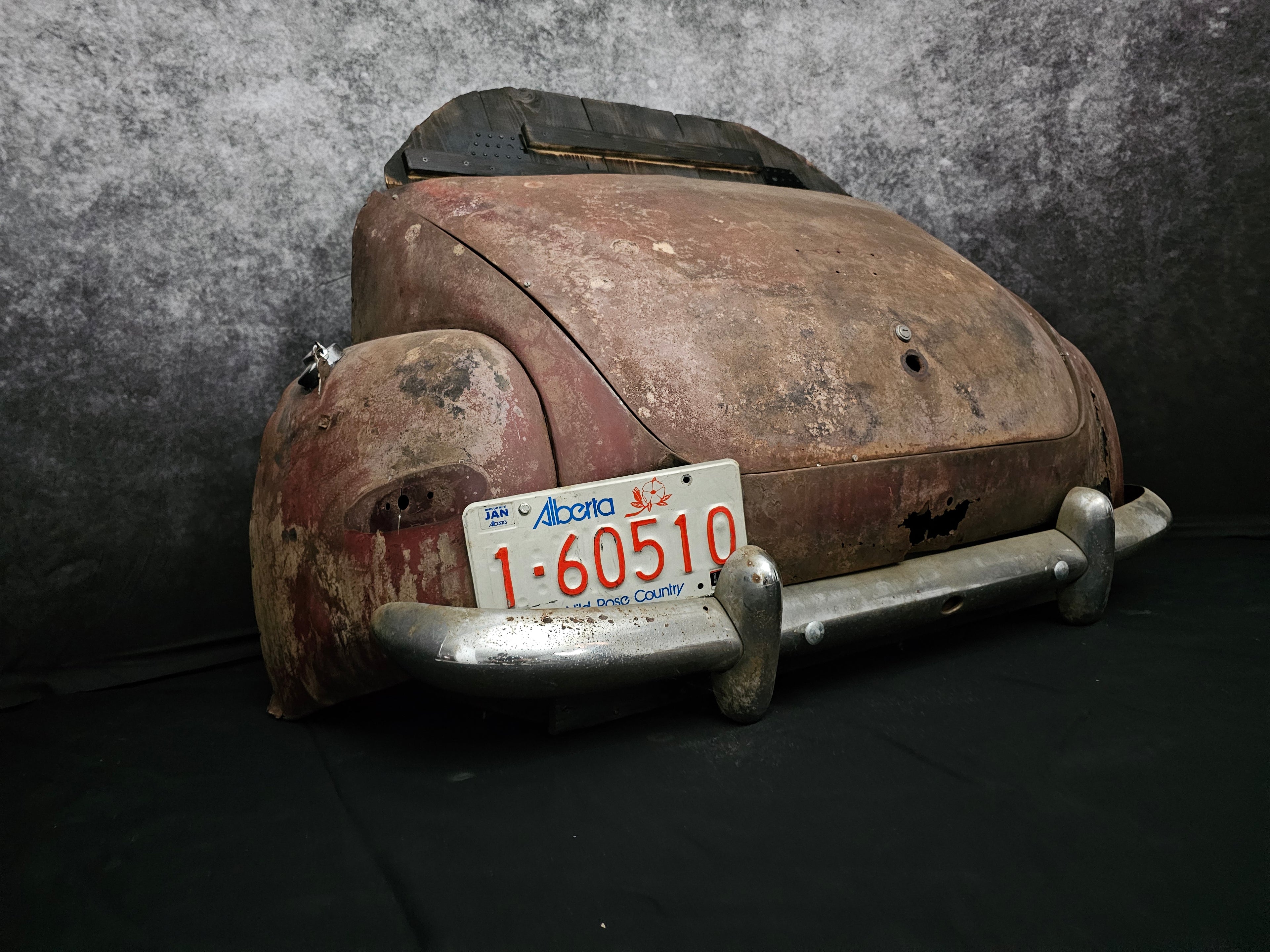 Volvo PV444 Rear Display Furniture | Mancave Classic