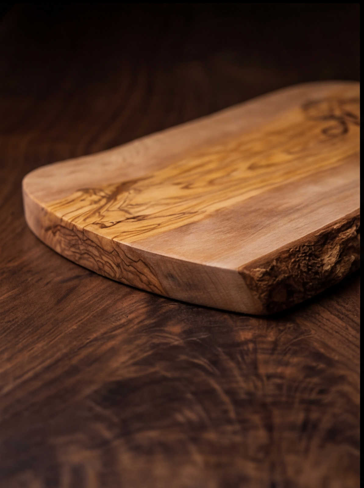 Mancave Artisan Olive Wood Cutting Board
